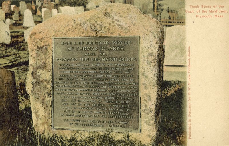 Tomba del capitano del Mayflower, Plymouth, Massachusetts (foto a colori) da American Photographer