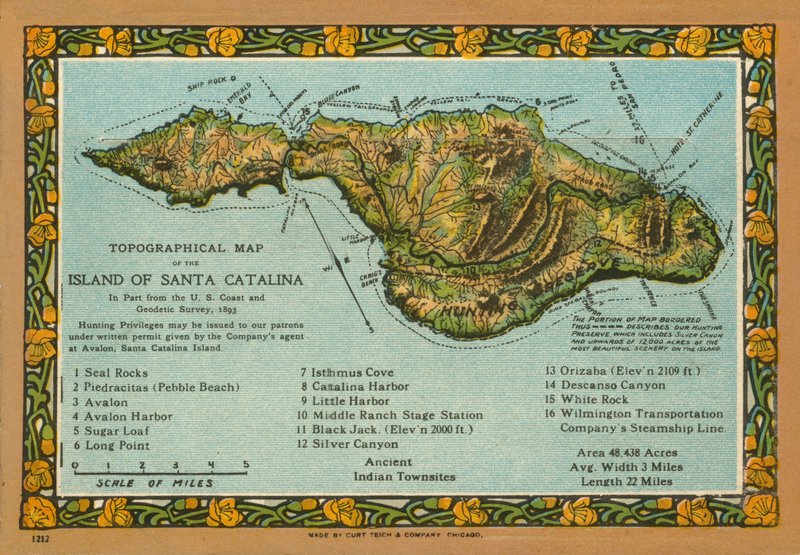 Carta topografica dell