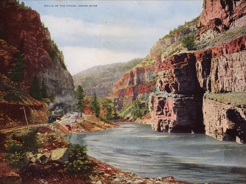 Mura del Canon, Grand River (foto a colori) da American Photographer