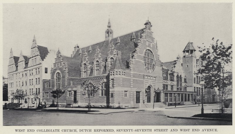 West End Collegiate Church, Dutch Reformed, Seventy-Seventh Street e West End Avenue da American Photographer