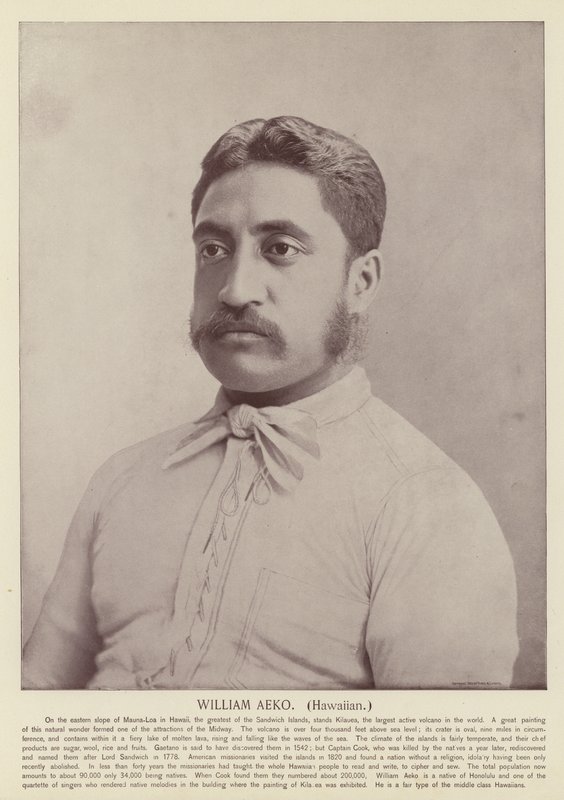 William Aeko, Hawaiano da American Photographer