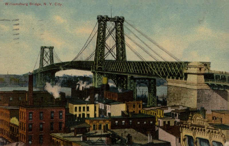 Ponte di Williamsburg, New York City, USA (foto a colori) da American Photographer