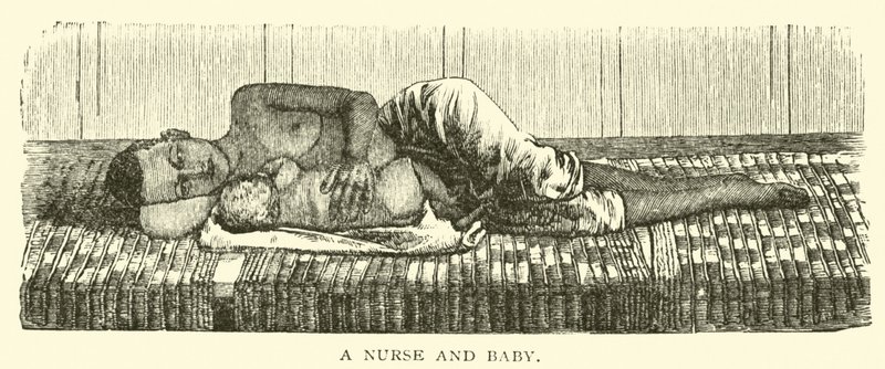 Una bambinaia e un bambino da American School