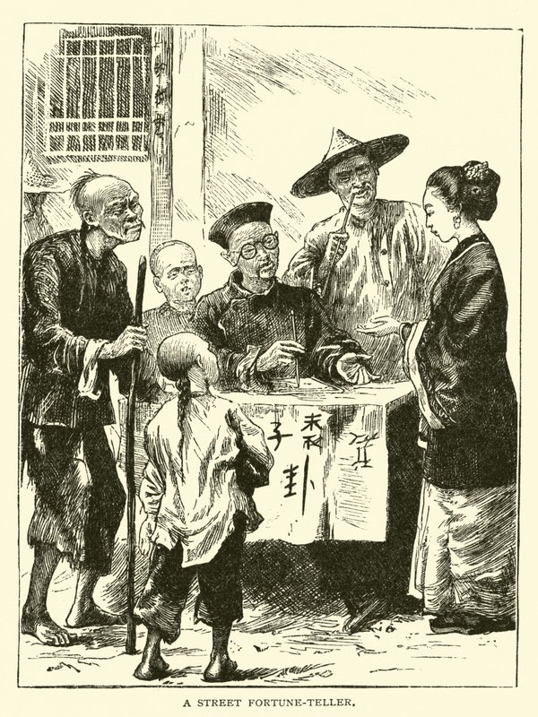 Un indovino di strada da American School