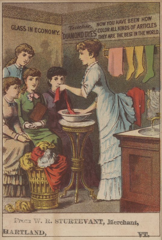 Pubblicità per Diamond Dyes da American School