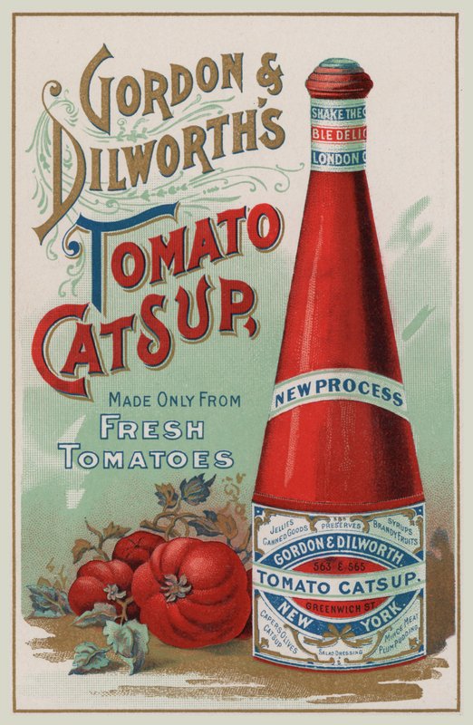 Pubblicità per il concentrato di pomodoro di Gordon  Dilworth (cromolitografia) da American School