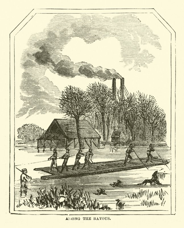 Tra i Bayou, marzo 1863 da American School