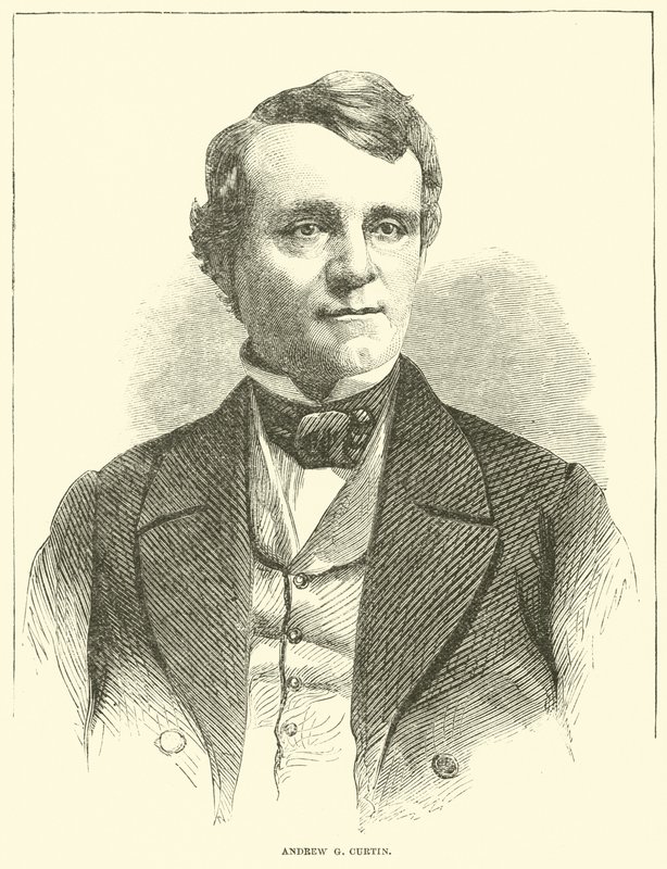 Andrew G Curtin, dicembre 1863 da American School
