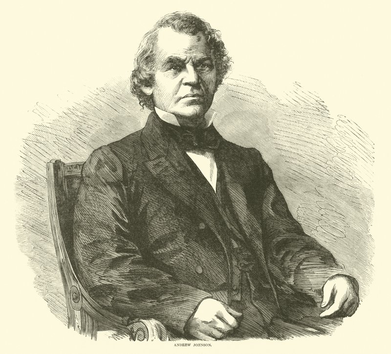 Andrew Johnson, aprile 1865 da American School
