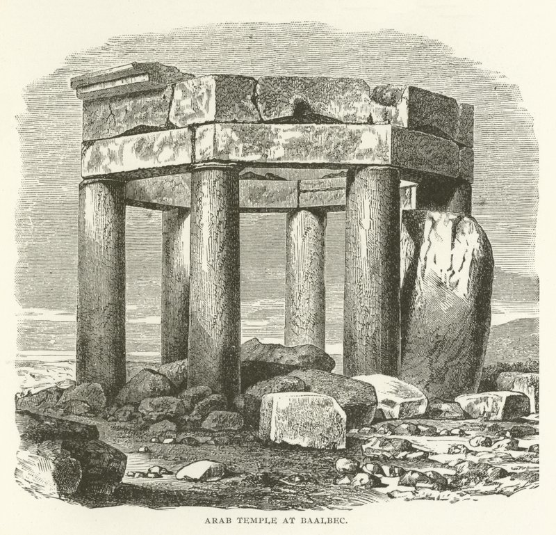Tempio arabo a Baalbek da American School