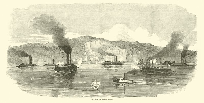 Attacco a Grand Gulf, aprile 1863 da American School