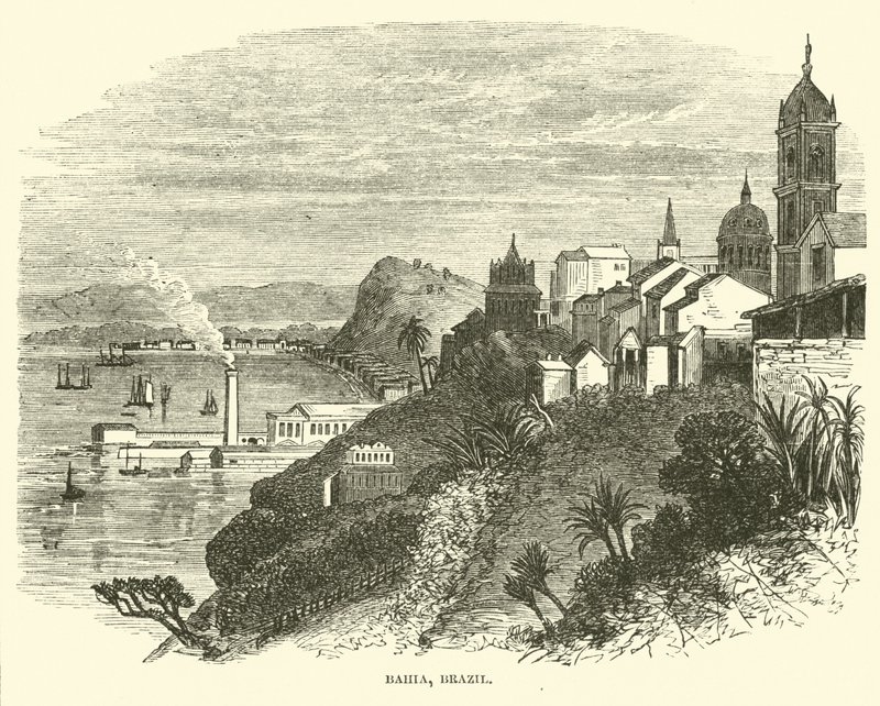 Bahia, Brasile, luglio 1862 da American School