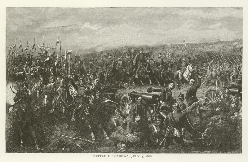 Battaglia di Sadowa, 3 luglio 1866 da American School
