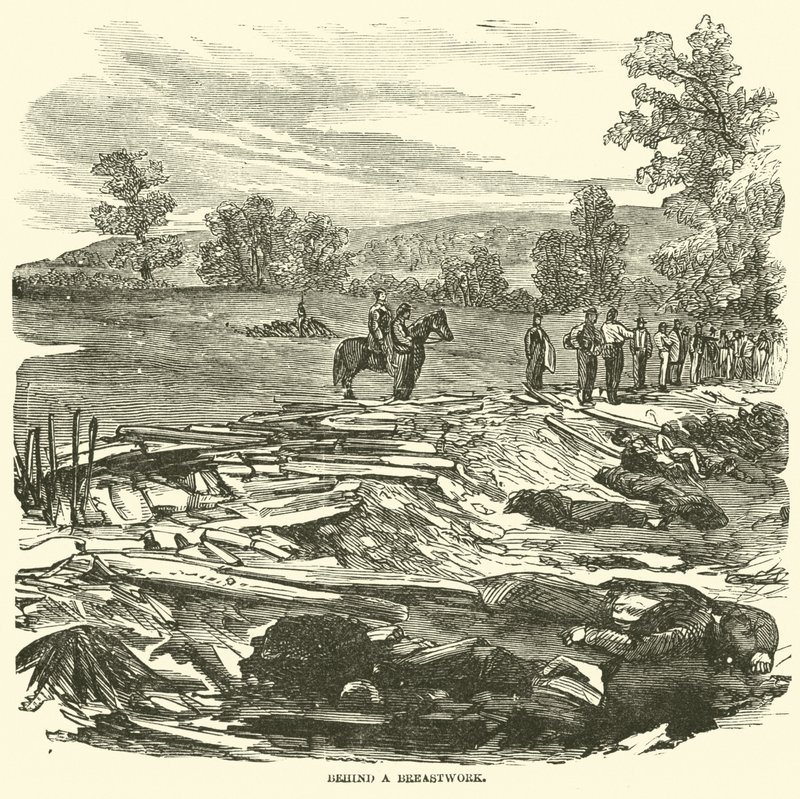 Dietro una barricata, settembre 1862 da American School