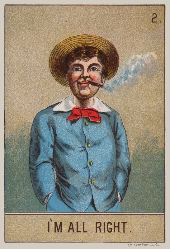 Ragazzo che fuma da American School