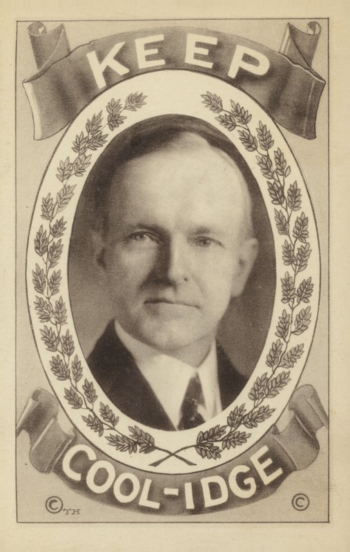 Calvin Coolidge (litografia) da American School