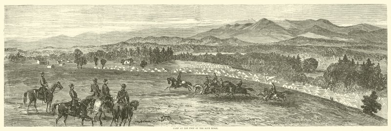 Campo ai piedi del Blue Ridge, ottobre 1863 da American School