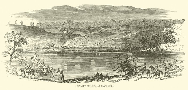 Cavalleria che attraversa a Elys Ford, gennaio-aprile 1863 da American School
