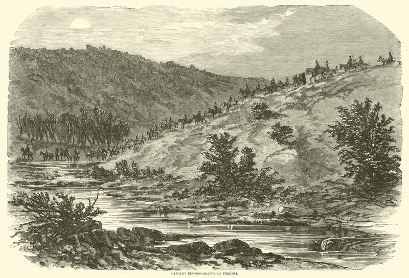 Ricognizione di cavalleria in Virginia, settembre 1862 da American School