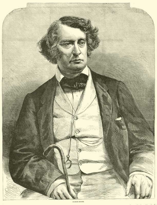 Charles Sumner, marzo 1864 da American School