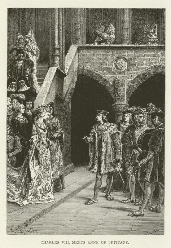 Carlo VIII incontra Anna di Bretagna da American School