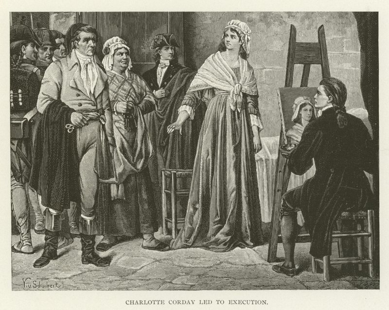 Charlotte Corday condotta all