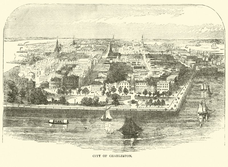 Città di Charleston, maggio 1862 da American School