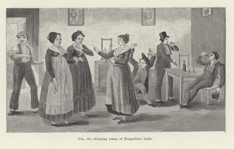 Ritorno a casa della sposa napoletana da American School