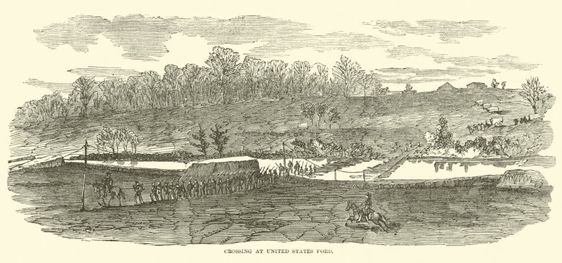 Attraversamento a United States Ford, gennaio-aprile 1863 da American School