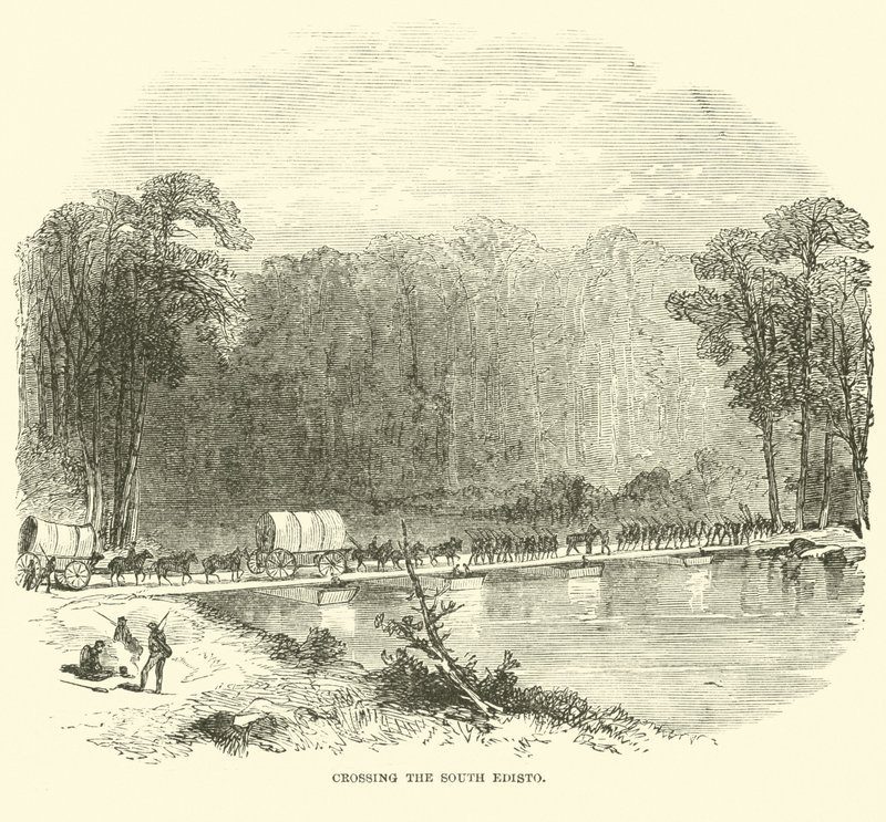 Attraversamento del South Edisto, gennaio 1865 da American School