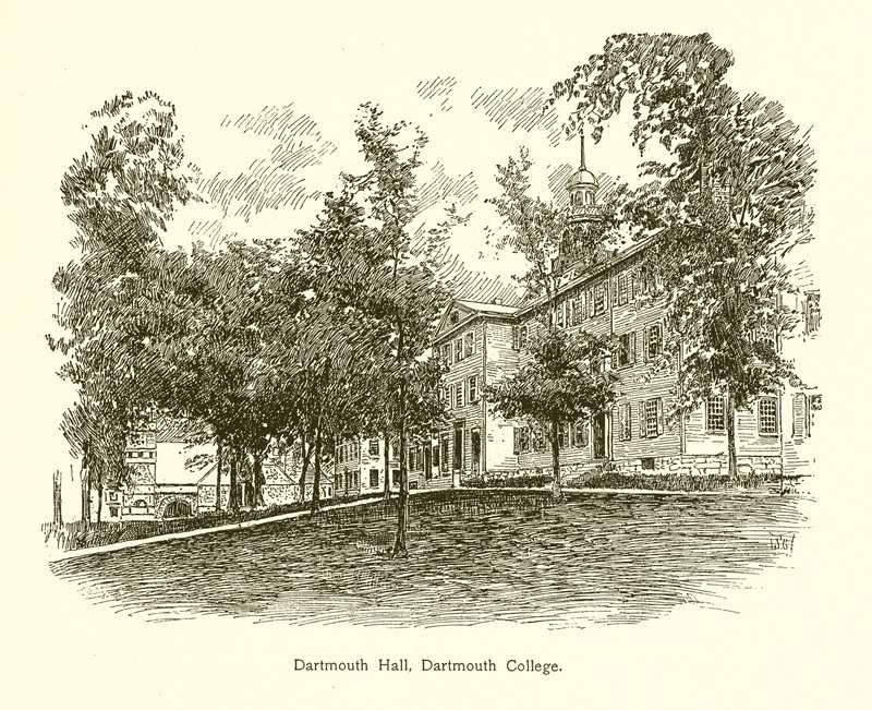 Dartmouth Hall, Dartmouth College da American School