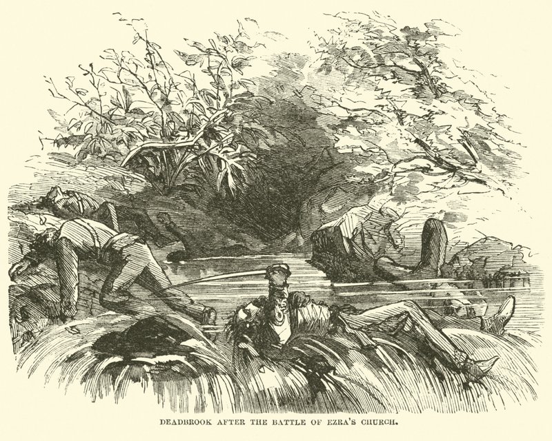 Deadbrook dopo la battaglia della chiesa di Ezra, agosto 1864 da American School