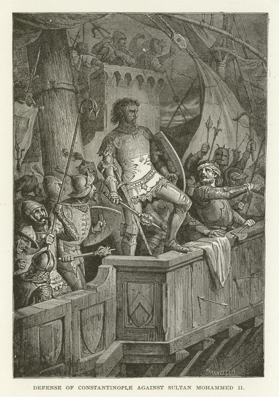 Difesa di Costantinopoli contro il Sultano Maometto II da American School