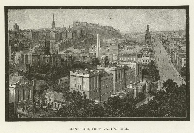 Edimburgo, da Calton Hill da American School
