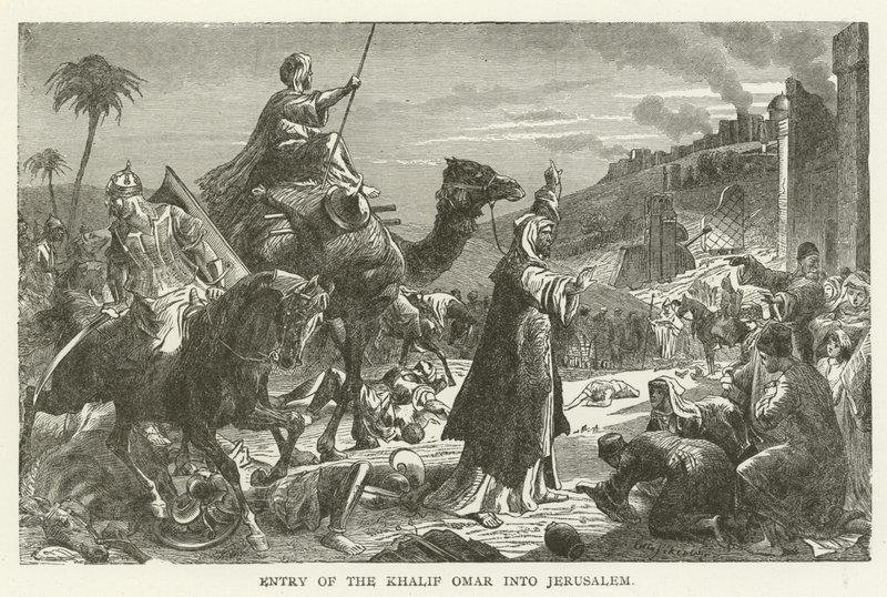 Entrata del Califfo Omar a Gerusalemme da American School