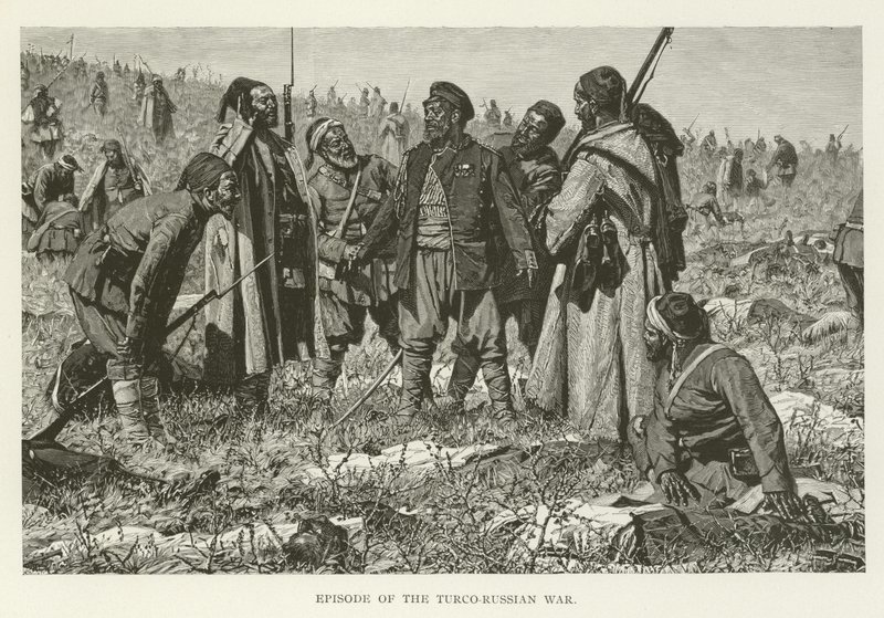 Episodio della guerra turco-russa da American School
