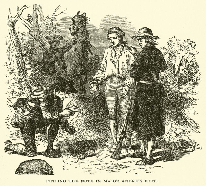 Trovare la nota nello stivale del Maggiore Andre da American School