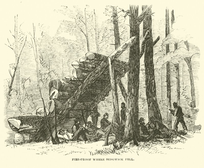 Fire-proof dove cadde Sedgwick, maggio 1864 da American School