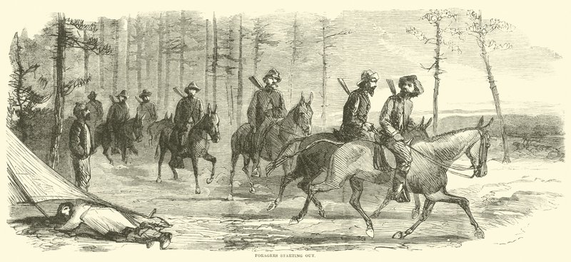 Foraggiatori in partenza, marzo 1865 da American School