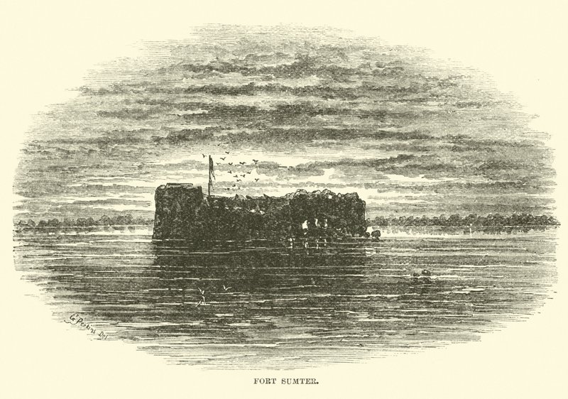 Fort Sumter, maggio 1862 da American School