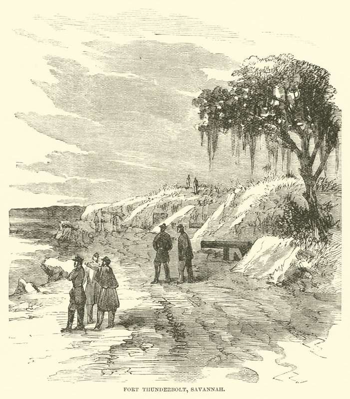 Fort Thunderbolt, Savannah, dicembre 1864 da American School