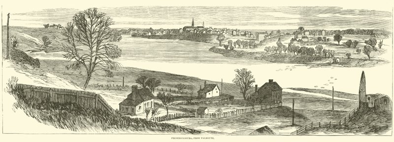 Fredericksburg, da Falmouth, novembre 1862 da American School
