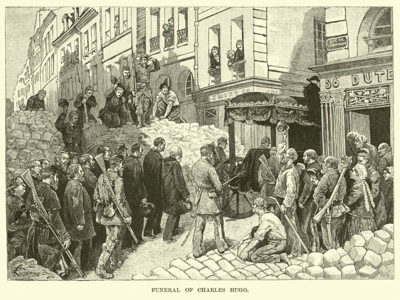 Funerale di Charles Hugo da American School