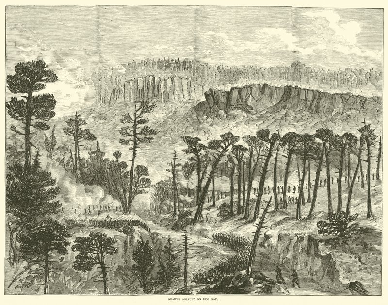 Assalto di Geary a Dug Gap, maggio 1864 da American School