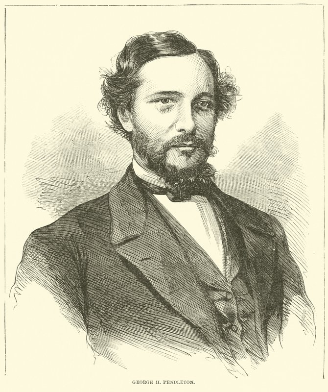 George H Pendleton, novembre 1864 da American School