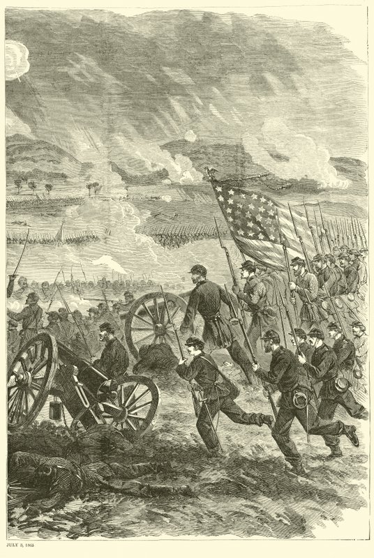 Gettysburg, 3 luglio 1863, luglio 1863 da American School
