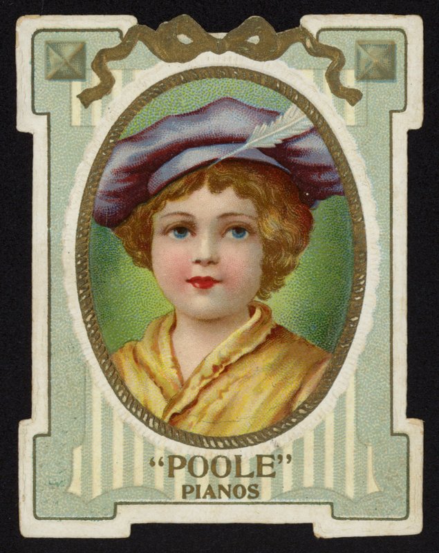 Ragazza con cappello con piuma da American School