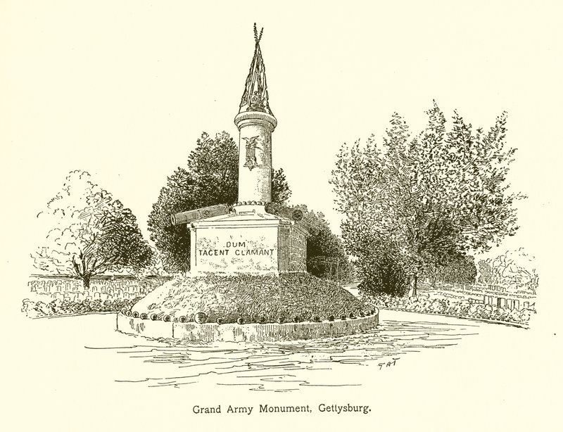 Monumento del Grande Esercito, Gettysburg da American School