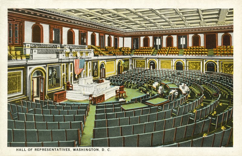 Sala dei Rappresentanti, Washington DC, USA da American School