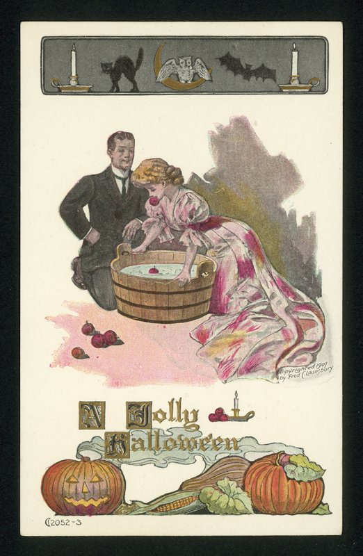Cartolina di auguri di Halloween da American School